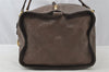 Auth Louis Vuitton Monogram Empreinte Anspire Shoulder Bag Brown M93414 LV 9312I