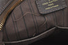 Auth Louis Vuitton Monogram Empreinte Anspire Shoulder Bag Brown M93414 LV 9312I