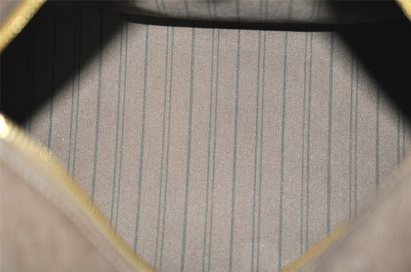 Auth Louis Vuitton Monogram Empreinte Anspire Shoulder Bag Brown M93414 LV 9312I