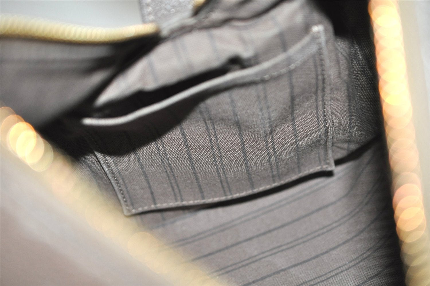 Auth Louis Vuitton Monogram Empreinte Anspire Shoulder Bag Brown M93414 LV 9312I