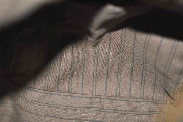 Auth Louis Vuitton Monogram Empreinte Anspire Shoulder Bag Brown M93414 LV 9312I