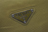 Authentic PRADA Vintage Nylon Tessuto Shoulder Tote Bag Purse Yellow 9312J