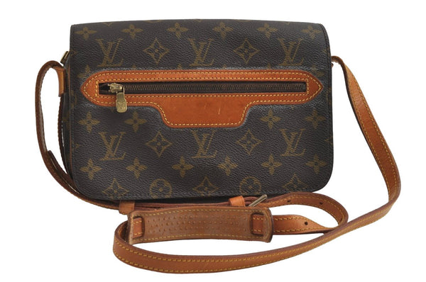 Authentic Louis Vuitton Monogram Saint Germain M51210 Shoulder Cross Bag 9313I