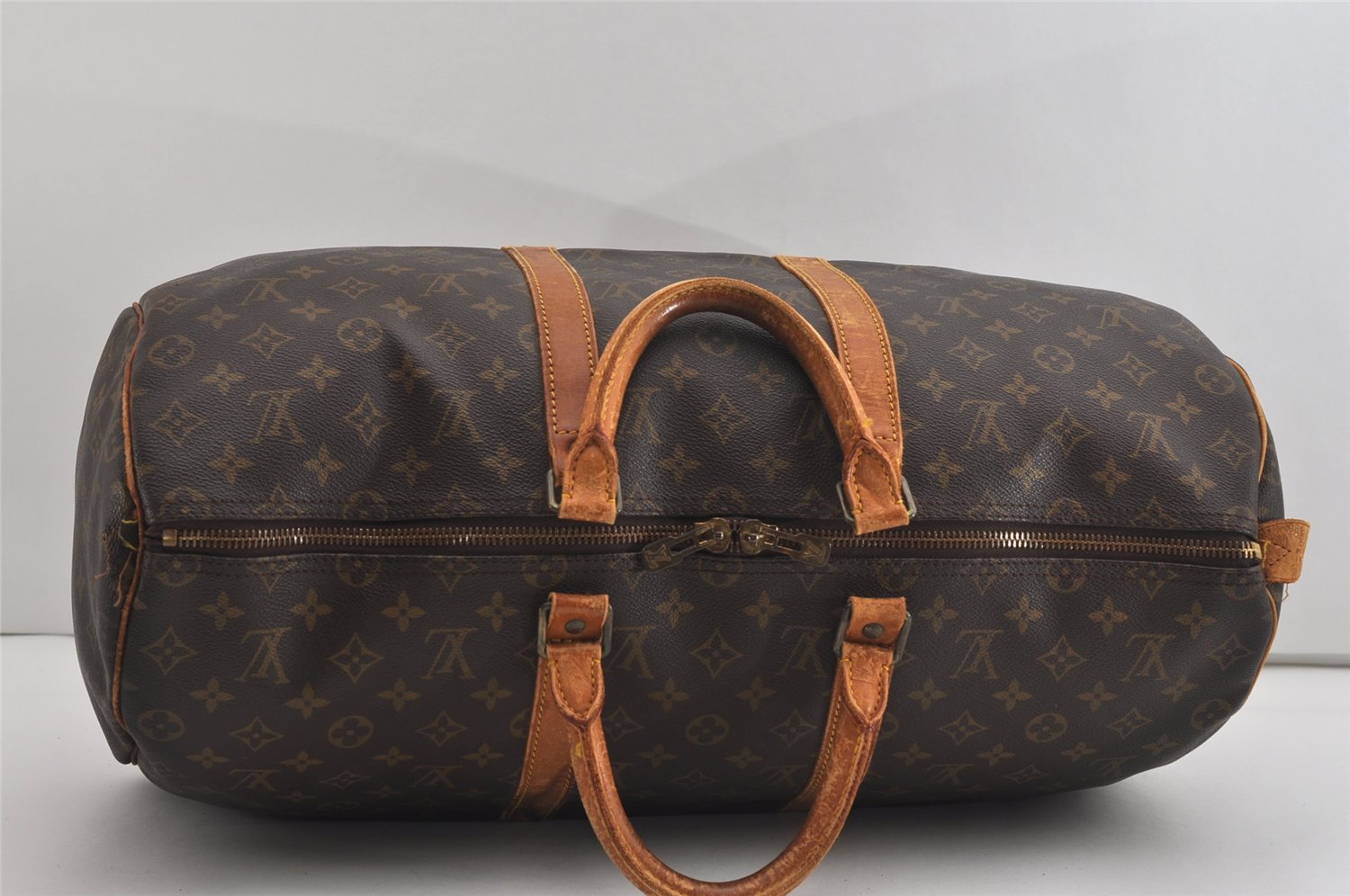 Authentic Louis Vuitton Monogram Keepall 50 Travel Boston Bag M41426 LV 9314I