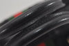 Authentic GUCCI Web Sherry Line Hand Boston Bag GG Canvas Leather Black 9315I