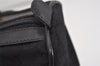 Authentic GUCCI Web Sherry Line Hand Boston Bag GG Canvas Leather Black 9315I