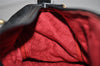 Authentic GUCCI Web Sherry Line Hand Boston Bag GG Canvas Leather Black 9315I