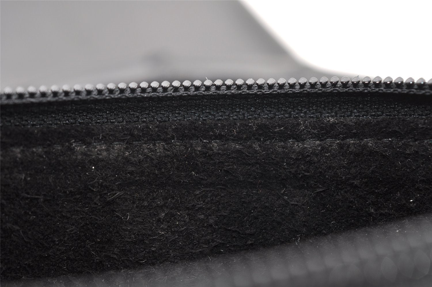 Authentic GUCCI Vintage Bamboo Shoulder Bag Purse Leather Black 9316I