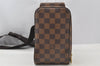 Authentic Louis Vuitton Damier Geronimos Waist Body Bag N51994 LV 9317I