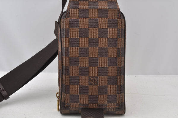 Authentic Louis Vuitton Damier Geronimos Waist Body Bag N51994 LV 9317I