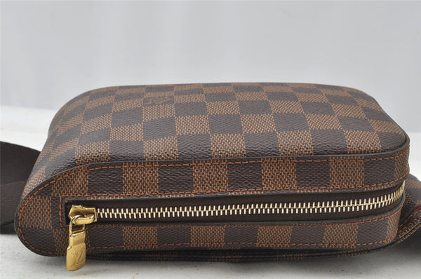 Authentic Louis Vuitton Damier Geronimos Waist Body Bag N51994 LV 9317I