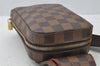 Authentic Louis Vuitton Damier Geronimos Waist Body Bag N51994 LV 9317I