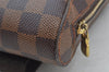 Authentic Louis Vuitton Damier Geronimos Waist Body Bag N51994 LV 9317I