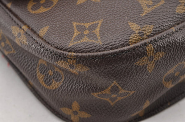 Authentic Louis Vuitton Monogram Saint Cloud MM M51243 Shoulder Cross Bag 9320I