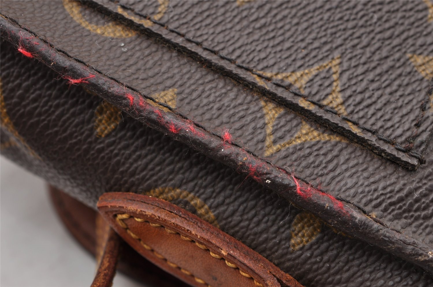 Authentic Louis Vuitton Monogram Saint Cloud MM M51243 Shoulder Cross Bag 9320I