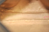 Authentic GUCCI Web Sherry Line Shoulder Bag GG PVC Leather Brown Junk 9322I