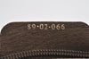 Authentic GUCCI Web Sherry Line Shoulder Bag GG PVC Leather Brown Junk 9322I