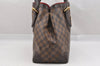 Authentic Louis Vuitton Damier Hampstead MM Shoulder Tote Bag N51204 LV 9323I
