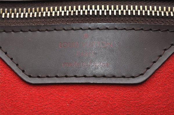 Authentic Louis Vuitton Damier Hampstead MM Shoulder Tote Bag N51204 LV 9323I