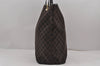 Authentic GUCCI Vintage Shoulder Tote Bag GG Canvas Leather 0021097 Brown 9324J