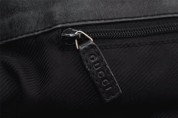 Authentic GUCCI Vintage Shoulder Tote Bag GG Canvas Leather 0021097 Brown 9324J