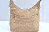 Authentic GUCCI Vintage Shoulder Hand Bag GG Canvas Leather 0013386 Beige 9325G