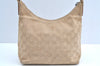 Authentic GUCCI Vintage Shoulder Hand Bag GG Canvas Leather 0013386 Beige 9325G