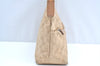 Authentic GUCCI Vintage Shoulder Hand Bag GG Canvas Leather 0013386 Beige 9325G