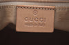 Authentic GUCCI Vintage Shoulder Hand Bag GG Canvas Leather 0013386 Beige 9325G