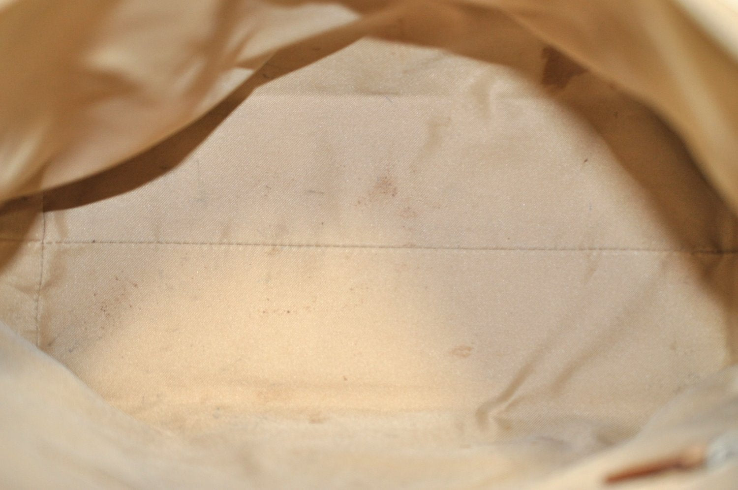 Authentic GUCCI Vintage Shoulder Hand Bag GG Canvas Leather 0013386 Beige 9325G