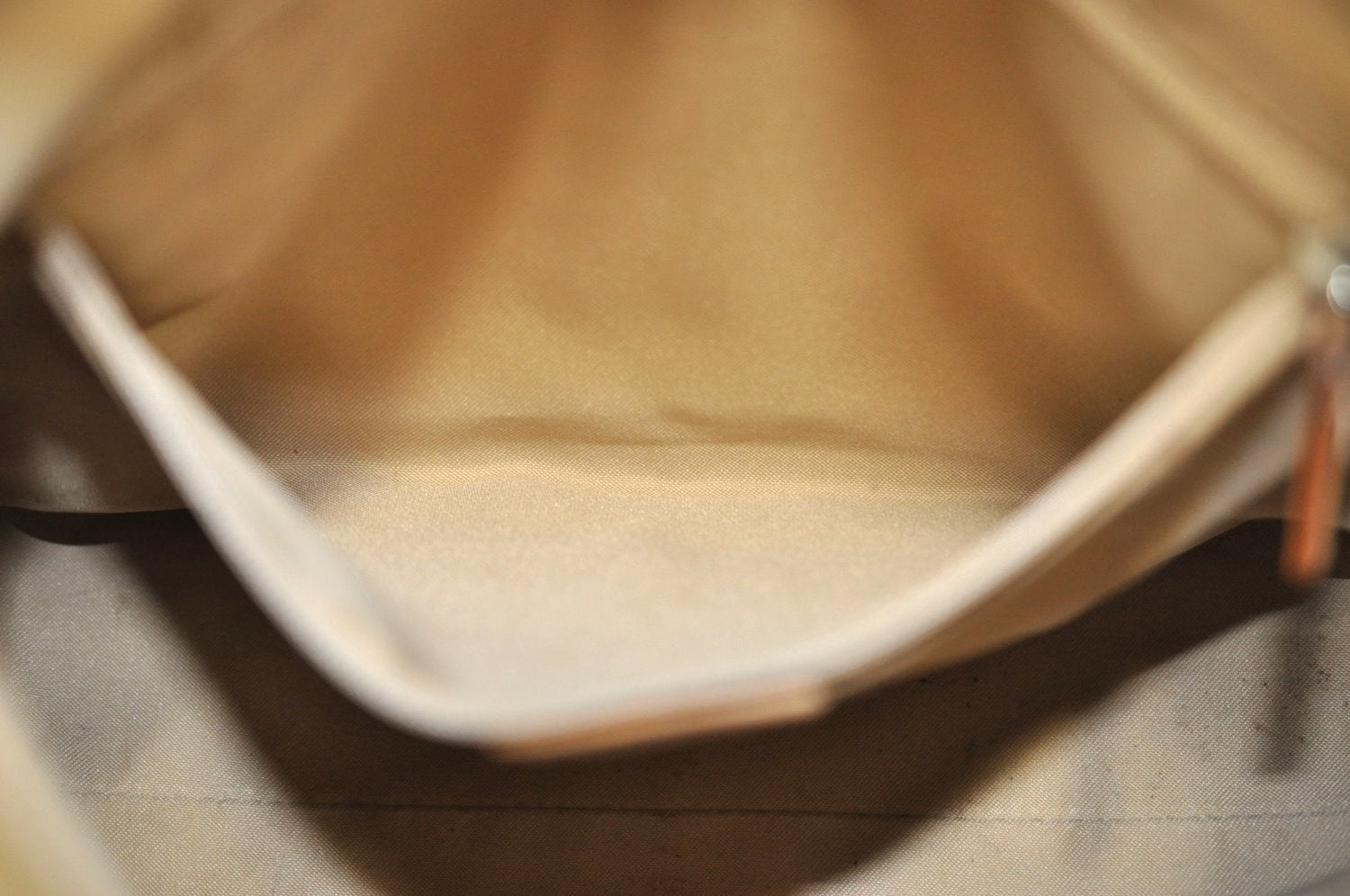 Authentic GUCCI Vintage Shoulder Hand Bag GG Canvas Leather 0013386 Beige 9325G