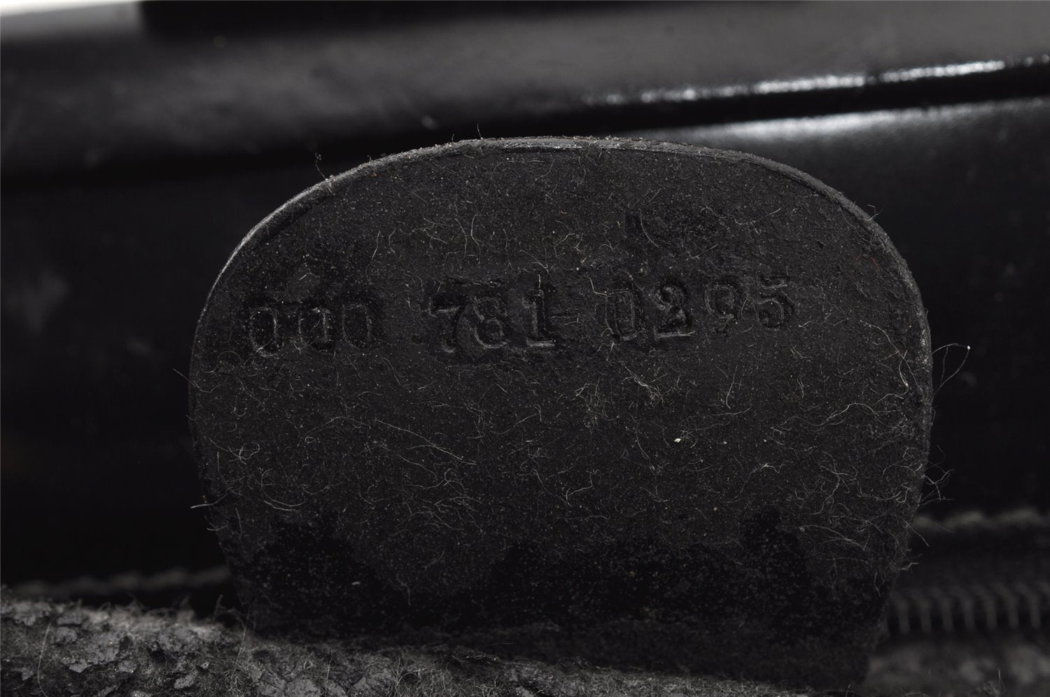 Authentic GUCCI Vintage Bamboo Shoulder Bag Purse Leather Black Junk 9325I