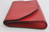 Authentic Louis Vuitton Epi Arts Deco PM Clutch Hand Bag Red M52647 LV 9327I