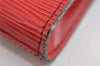 Authentic Louis Vuitton Epi Arts Deco PM Clutch Hand Bag Red M52647 LV 9327I