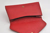 Authentic Louis Vuitton Epi Arts Deco PM Clutch Hand Bag Red M52647 LV 9327I