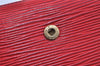 Authentic Louis Vuitton Epi Arts Deco PM Clutch Hand Bag Red M52647 LV 9327I