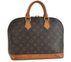 Authentic Louis Vuitton Monogram Alma Hand Bag Purse M51130 LV 9328I