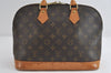 Authentic Louis Vuitton Monogram Alma Hand Bag Purse M51130 LV 9328I