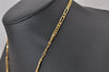 Authentic Christian Dior Gold Tone Chain Pendant Necklace CD 9330I