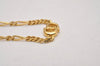 Authentic Christian Dior Gold Tone Chain Pendant Necklace CD 9330I