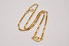 Authentic Christian Dior Gold Tone Chain Pendant Necklace CD 9330I