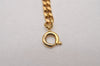 Authentic Christian Dior Gold Tone Chain Pendant Necklace CD 9330I