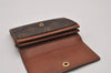 Authentic Louis Vuitton Monogram Porte Monnaie Plat Coin Purse M61930 LV 9331I