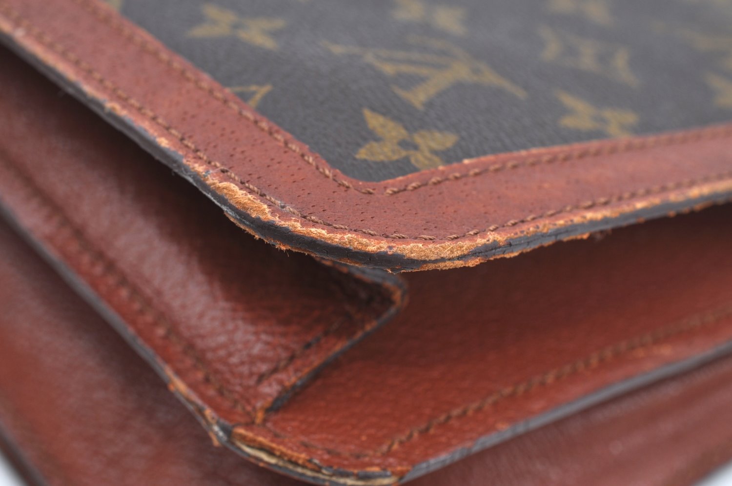 Auth Louis Vuitton Monogram Rond Point Shoulder Cross Bag M51412 LV Junk 9332H