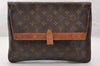 Auth Louis Vuitton Monogram Pochette Pliante Clutch Hand Bag Old Model LV 9332I