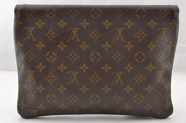 Auth Louis Vuitton Monogram Pochette Pliante Clutch Hand Bag Old Model LV 9332I