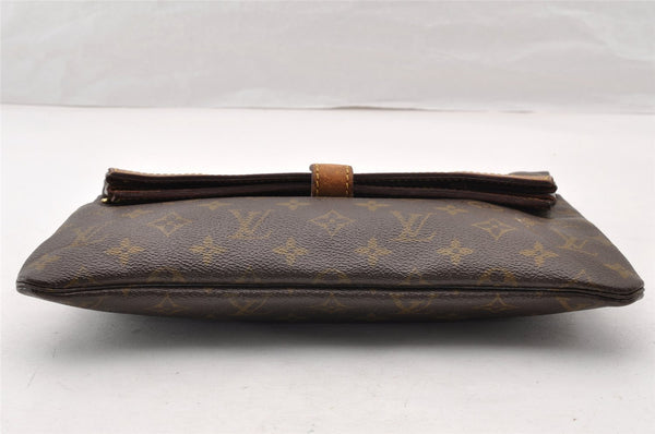 Auth Louis Vuitton Monogram Pochette Pliante Clutch Hand Bag Old Model LV 9332I