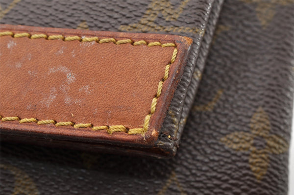 Auth Louis Vuitton Monogram Pochette Pliante Clutch Hand Bag Old Model LV 9332I