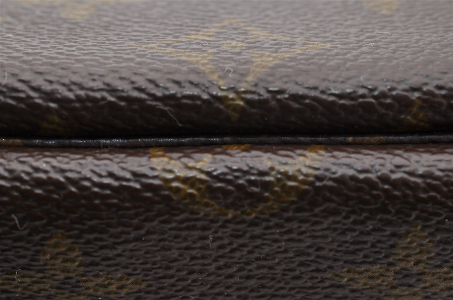 Auth Louis Vuitton Monogram Pochette Pliante Clutch Hand Bag Old Model LV 9332I