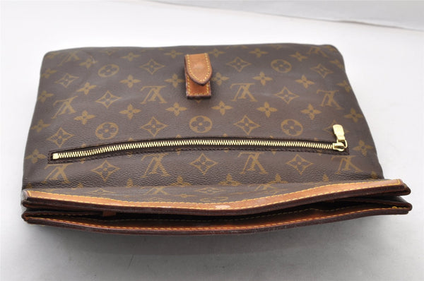 Auth Louis Vuitton Monogram Pochette Pliante Clutch Hand Bag Old Model LV 9332I